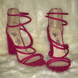 Pink heels